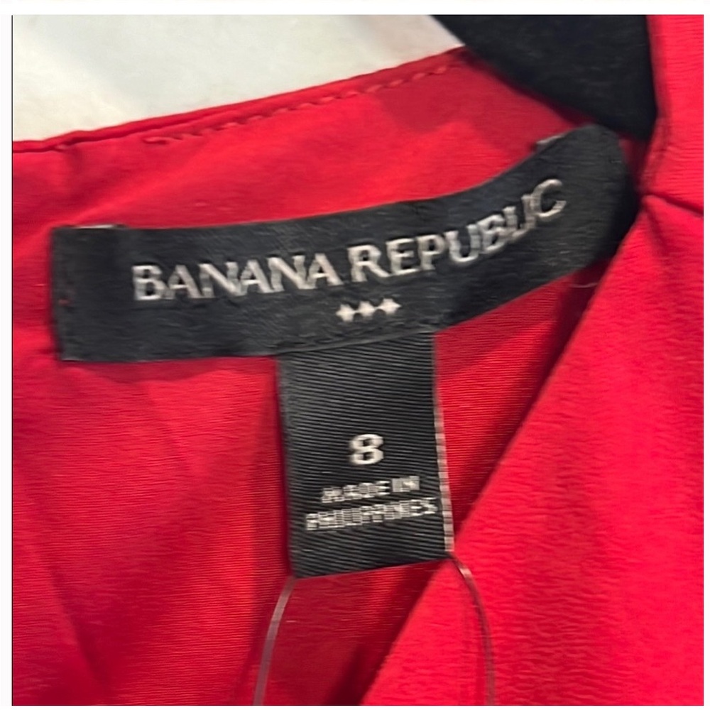 Banana Republic Red midi dress - Picture 2 of 4